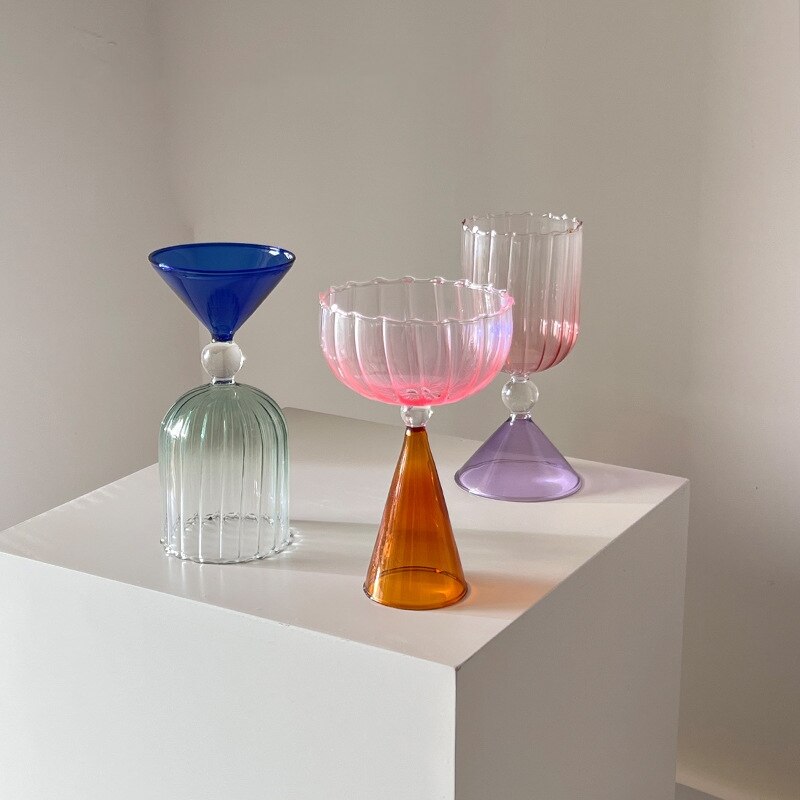 Gradient Wine Glass