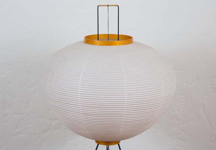 Retro Rice Paper Floor Lamp