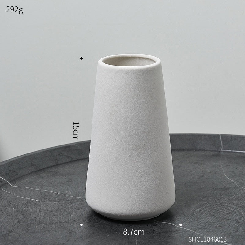 Matte Ceramic Vase Collection