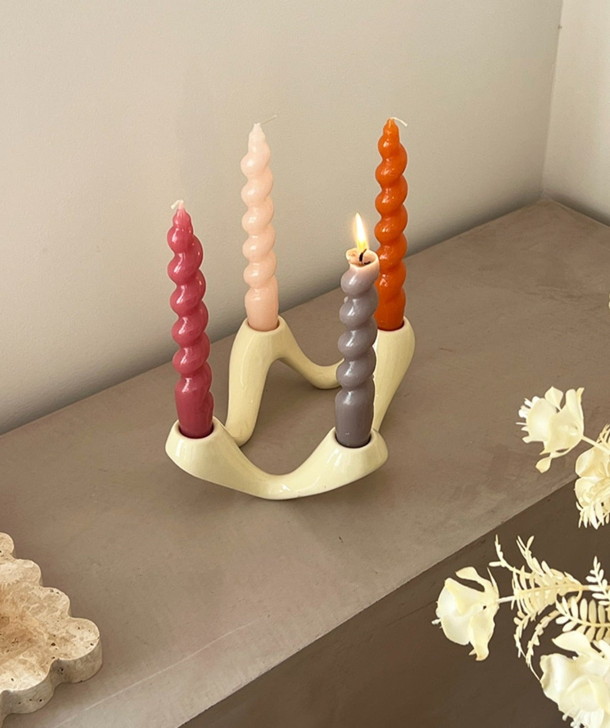 Wave Candlestick Holder