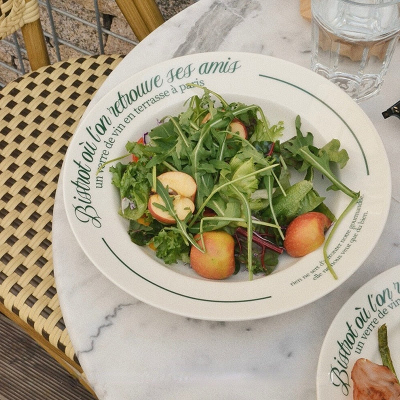 French Dinner Plate