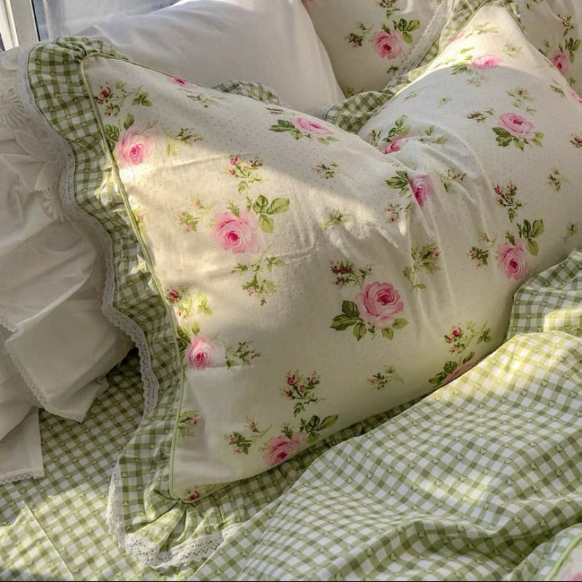 Fresh Rose Cotton Sheet Set