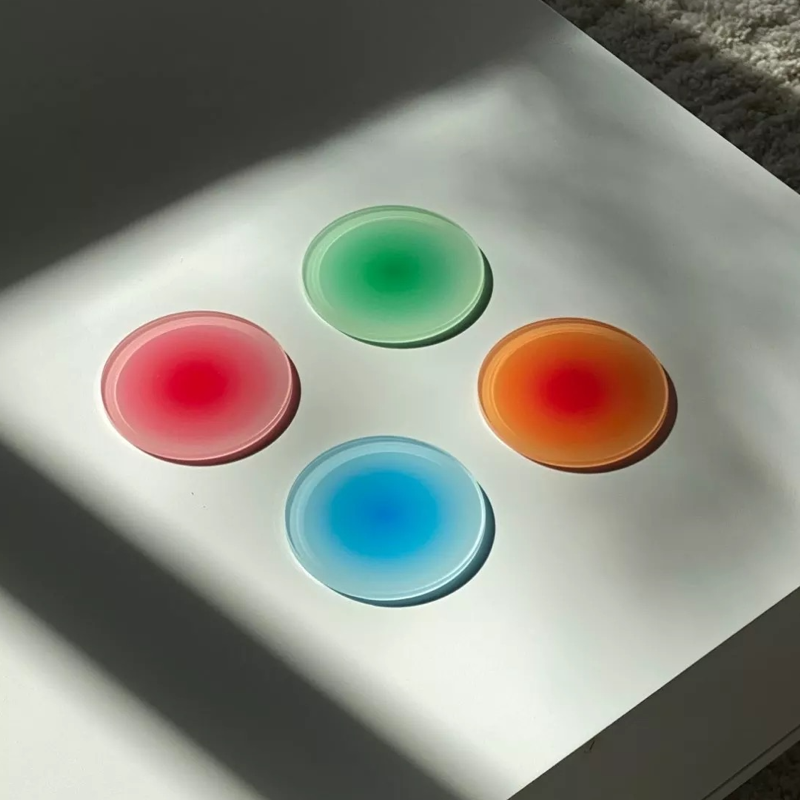 4 Piece Set Gradient Coasters