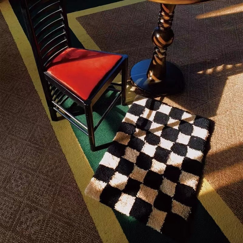 Retro Checkerboard Doormat