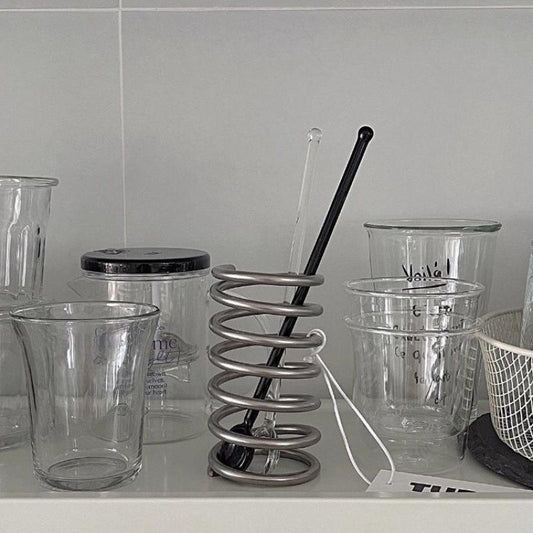 Stainless Steel Spring Toothbrush Stand