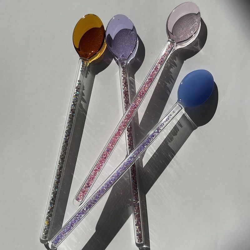 Sparkle Glass Stirring Spoon