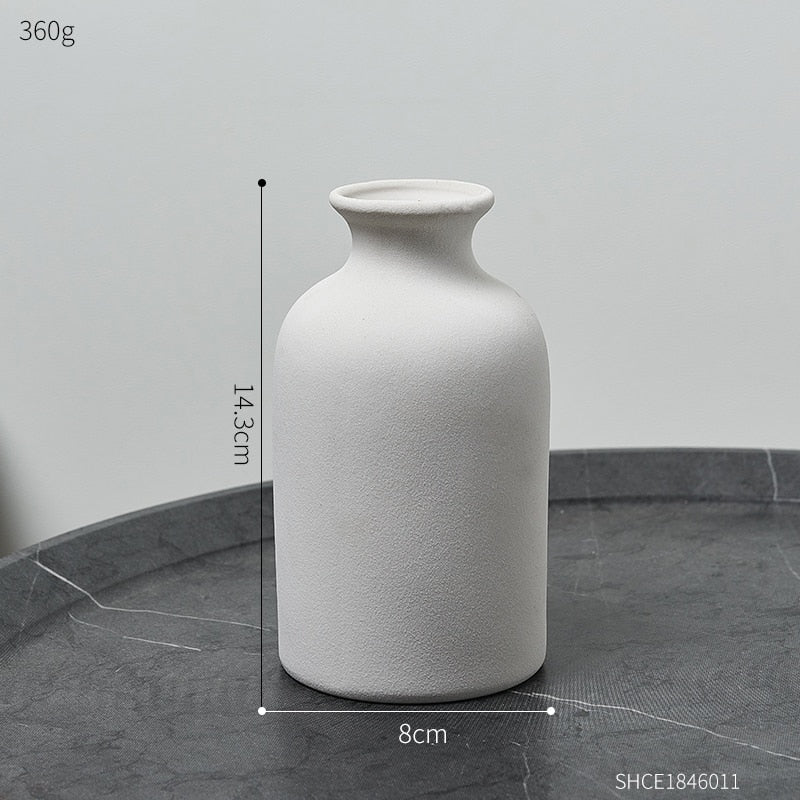 Matte Ceramic Vase Collection