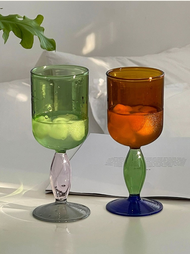 Contrast Wine Glass