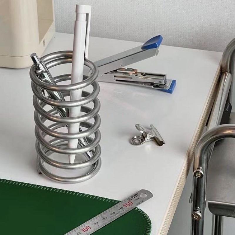 Stainless Steel Spring Toothbrush Stand