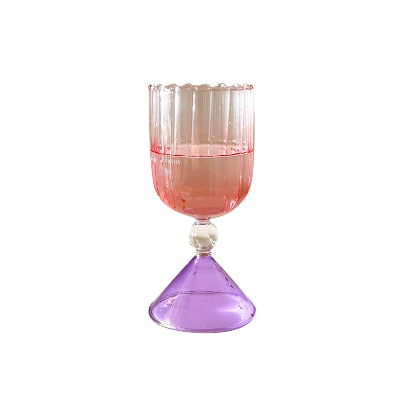 Gradient Wine Glass