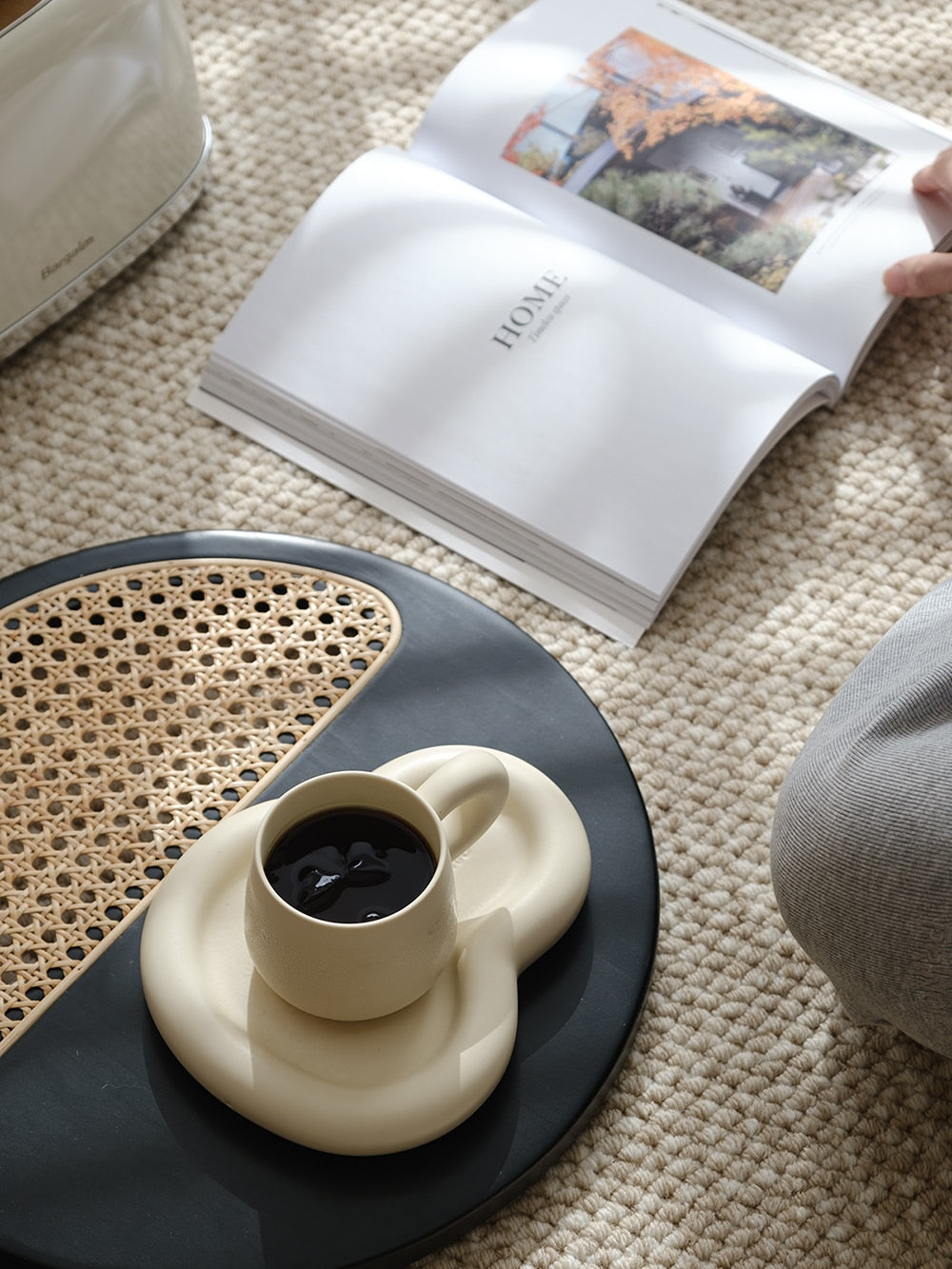 Cloud Coffee Mug and Saucer