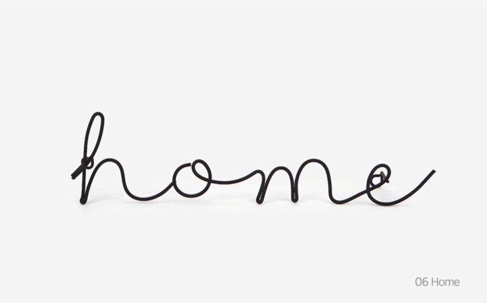 Cursive Wall Hanging