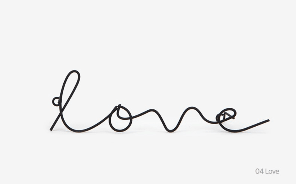 Cursive Wall Hanging
