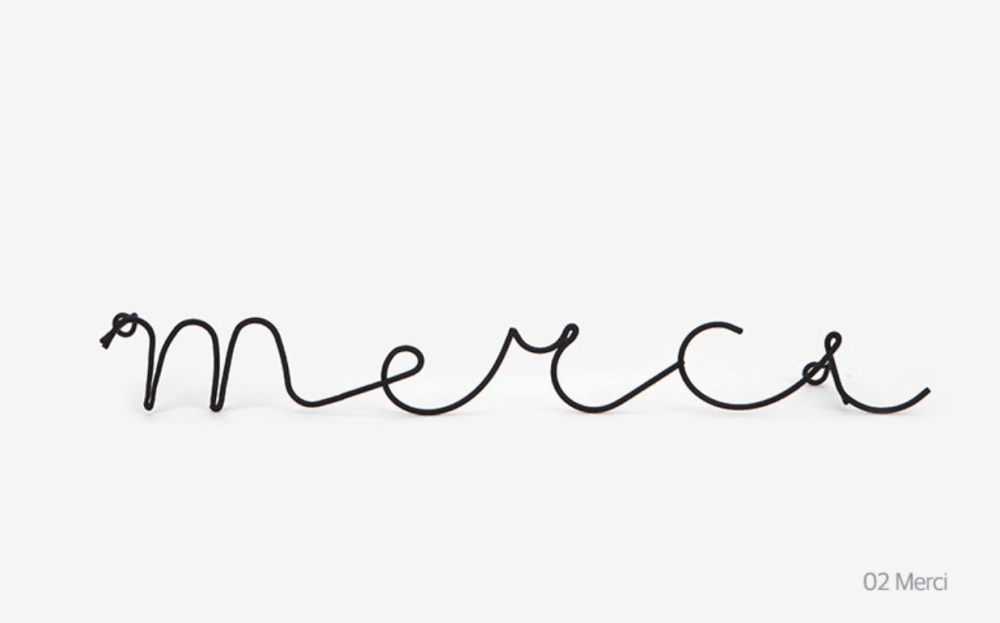 Cursive Wall Hanging