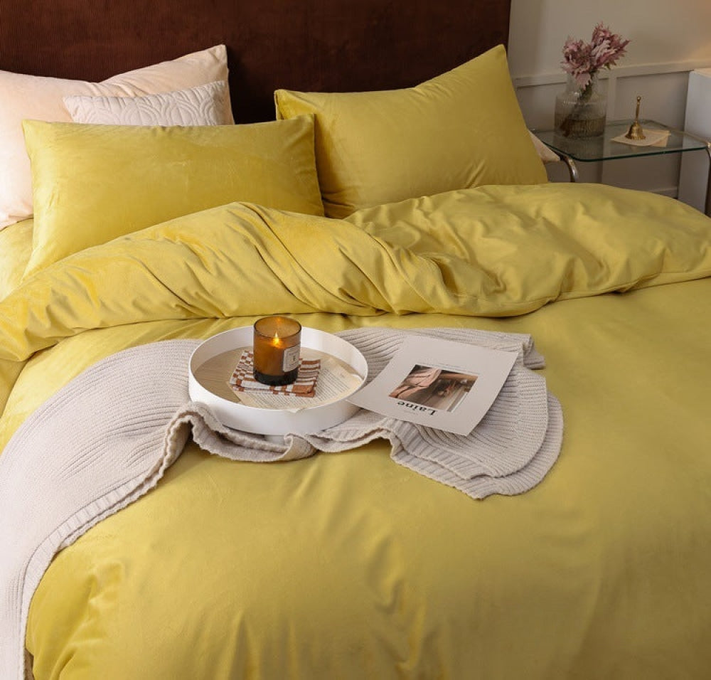 Velvet Bedding Set