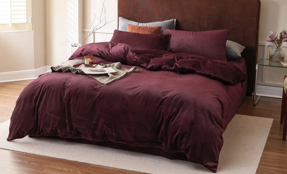 Velvet Bedding Set