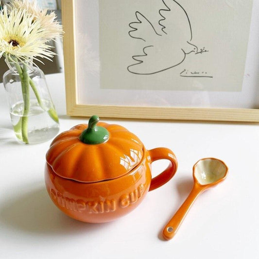 Hugo Pumpkin Ceramic Cup