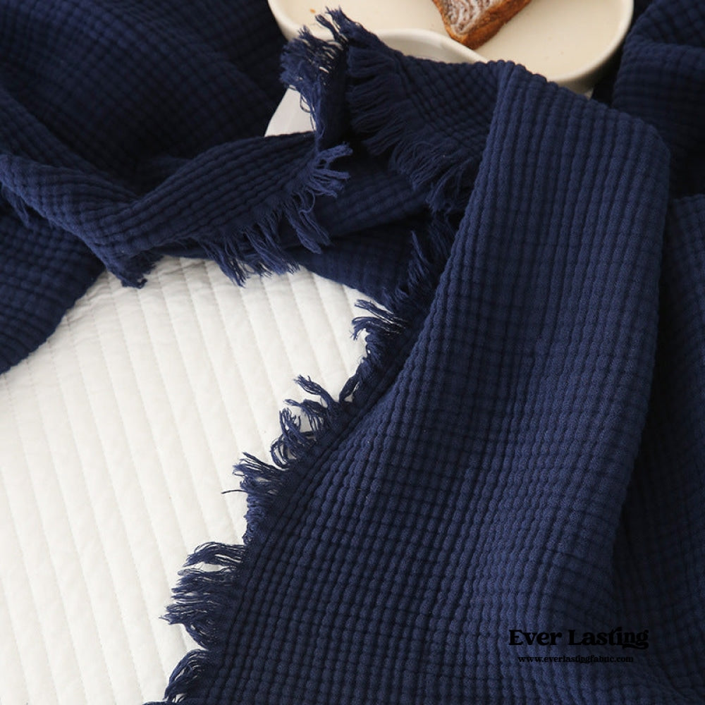 Light Weight Cotton Blanket / Blue