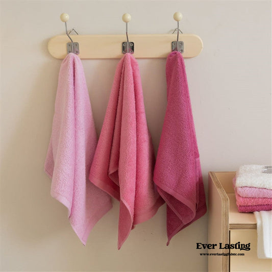 Macaron Color Face Towel Set / Pink
