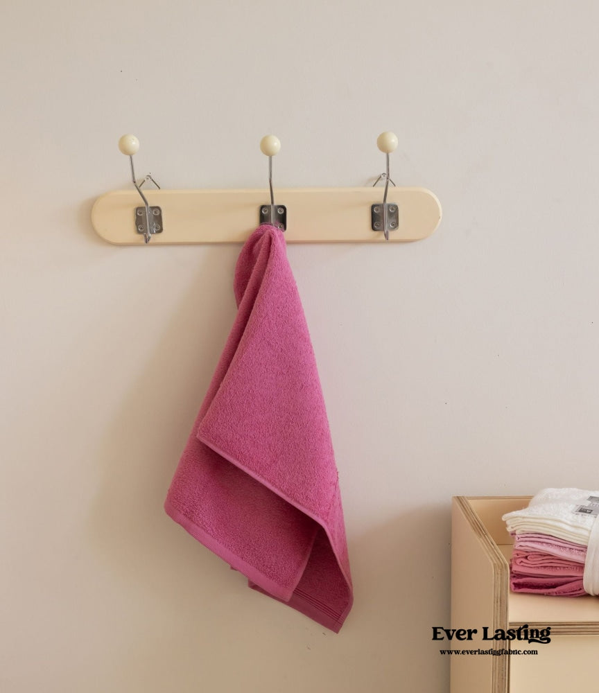Macaron Color Face Towel Set / Pink