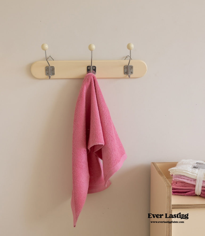 Macaron Color Face Towel Set / Pink