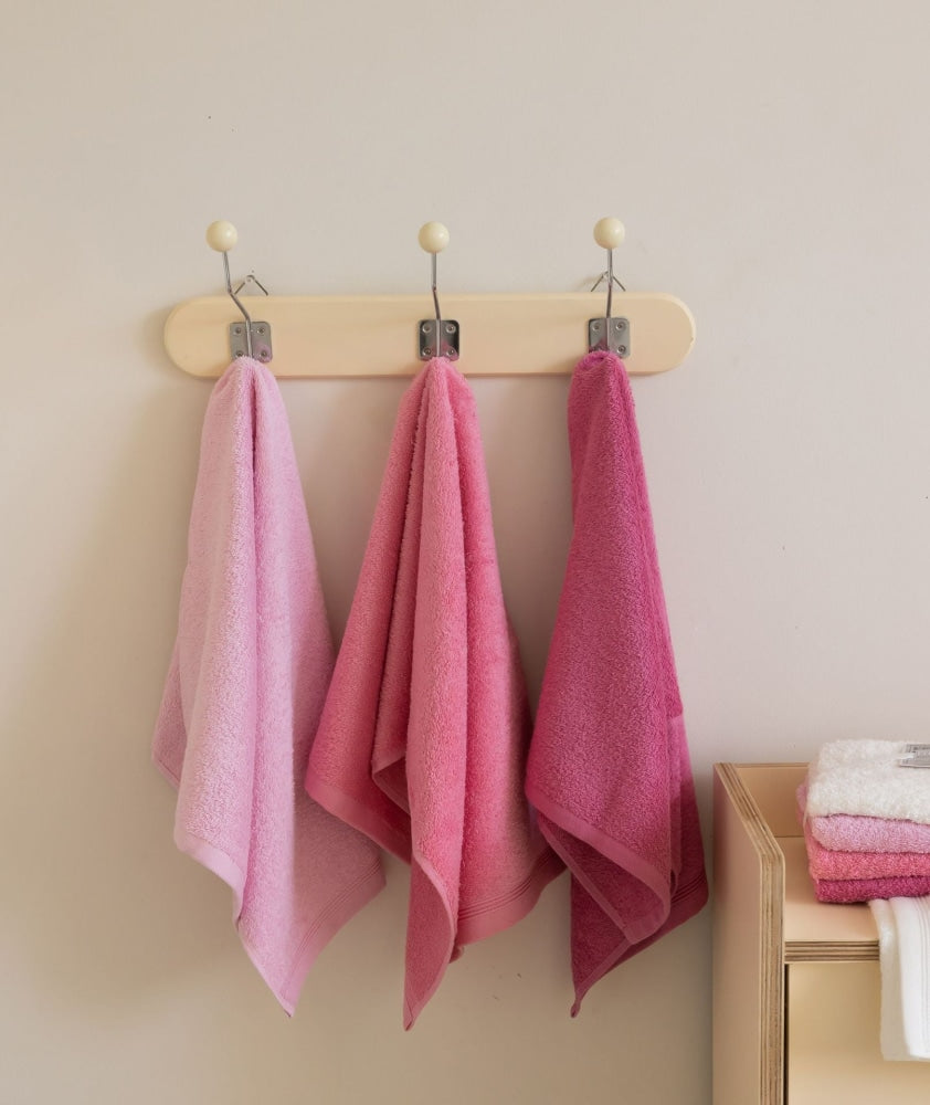Macaron Color Face Towel Set / Pink