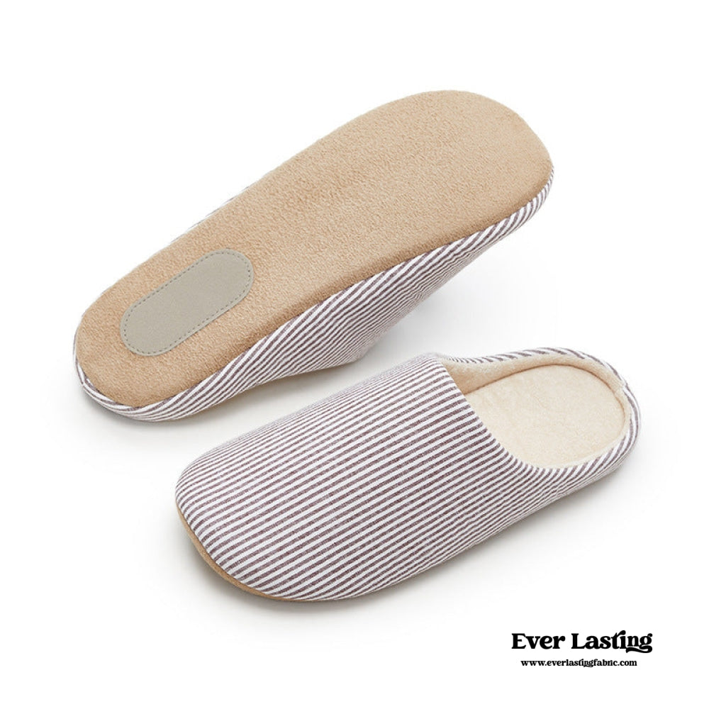 Open Toe Cotton House Slipper