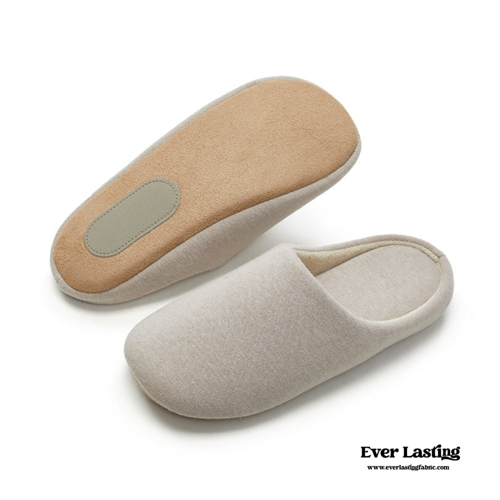 Open Toe Cotton House Slipper