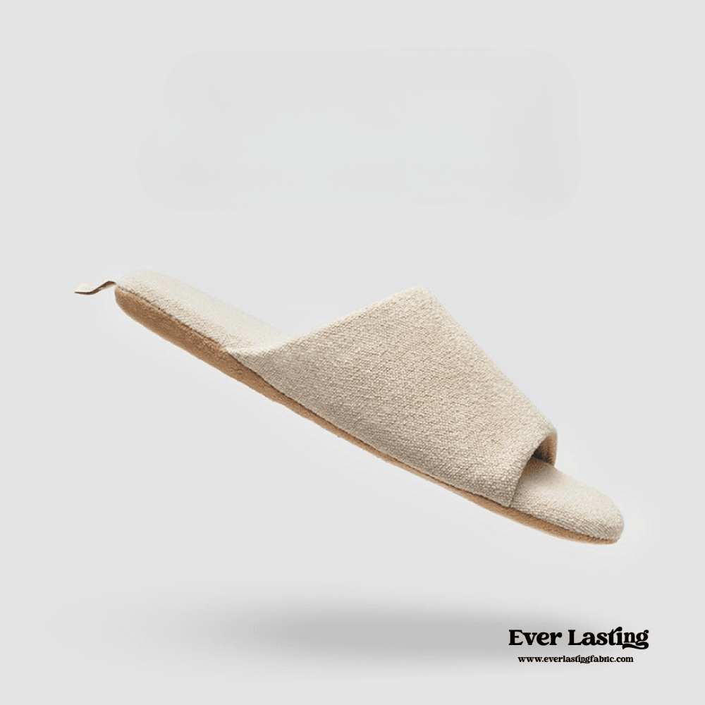 Open Toe Cotton House Slipper