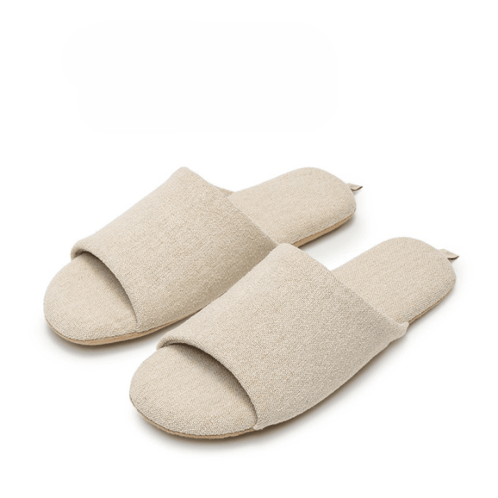 Open Toe Cotton House Slipper