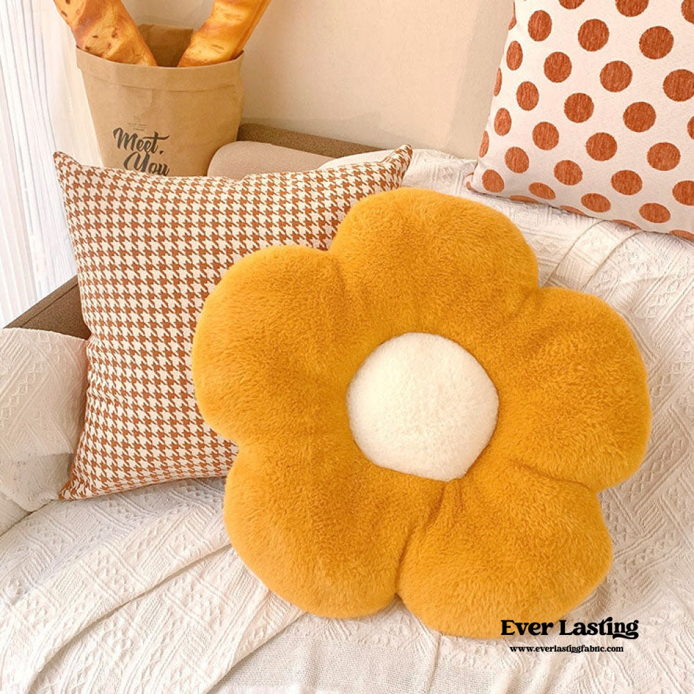 Orange Flower Pillow Set (5 Styles)