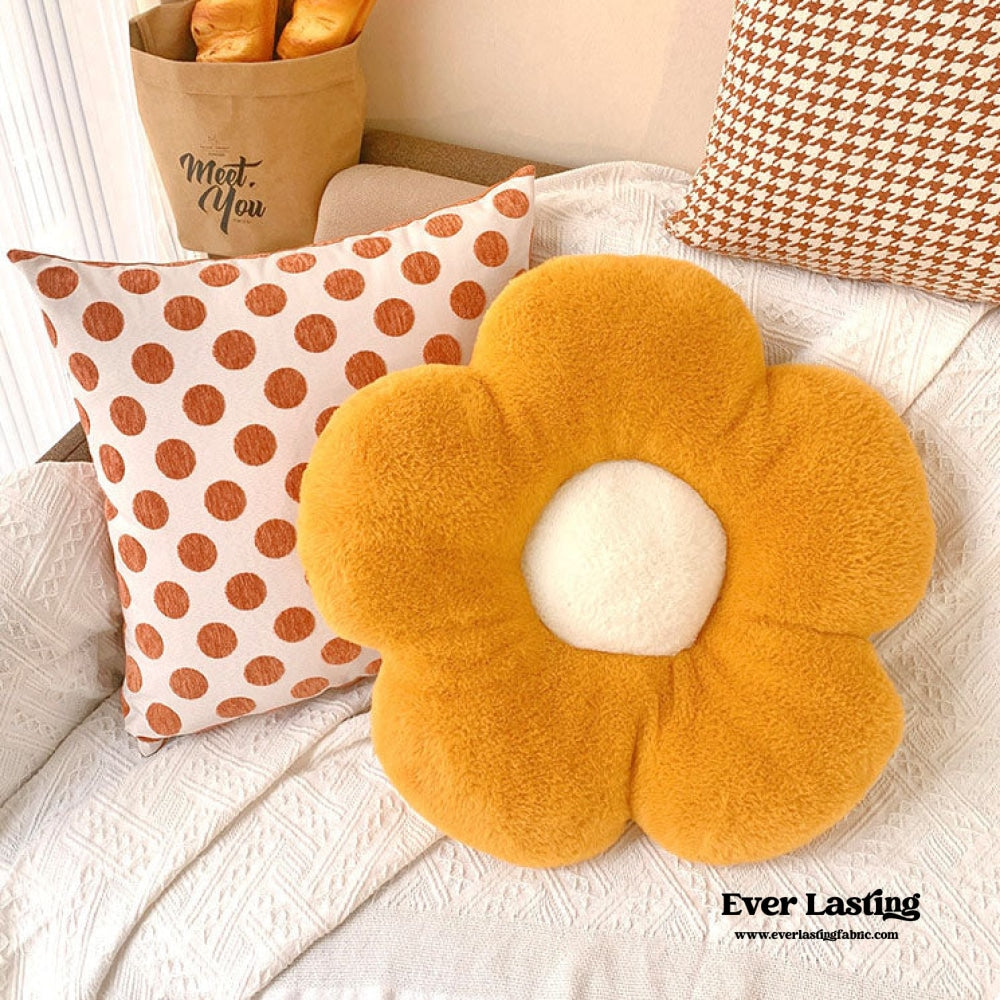 Orange Flower Pillow Set (5 Styles)