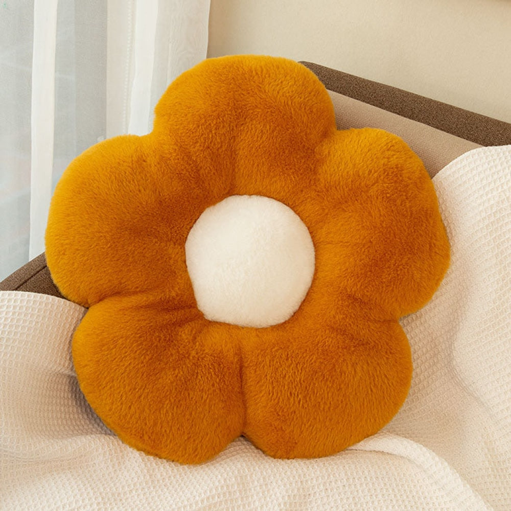 Orange Flower Pillow Set (5 Styles)