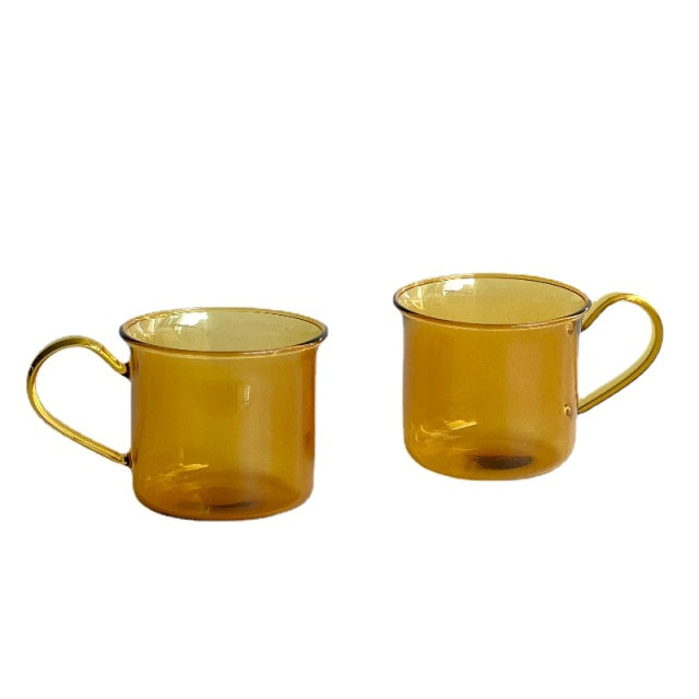 2PC Set Borosilicate Glass Cup