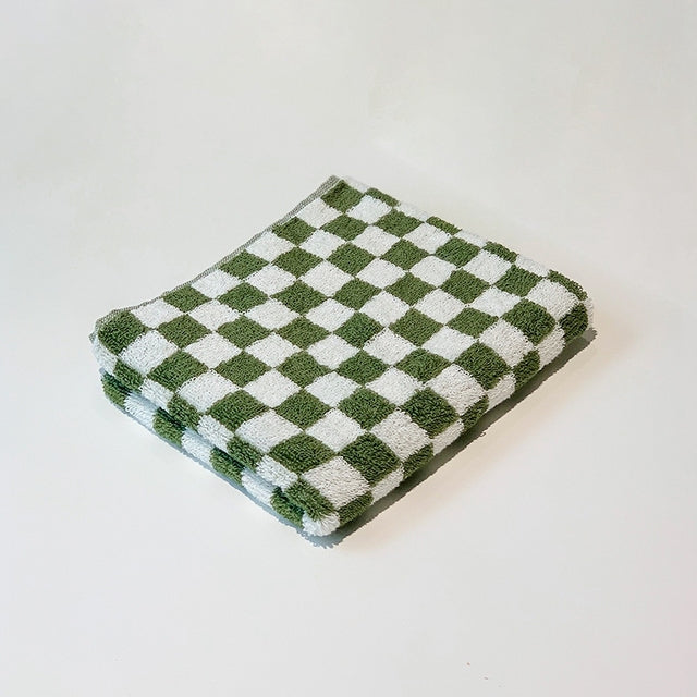 Retro Checkerboard Hand Towels