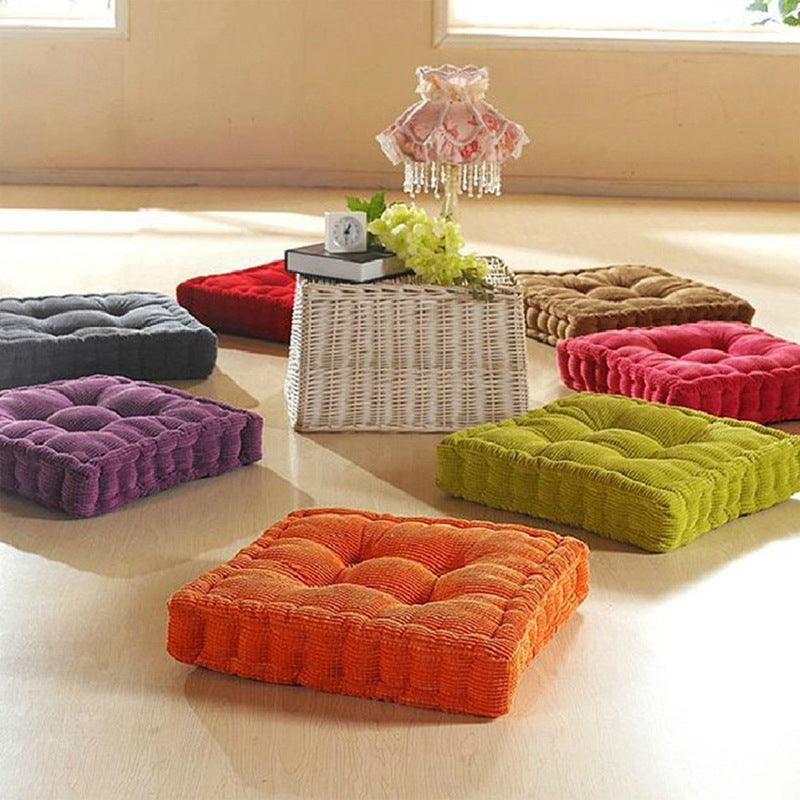 Regena Square Corduroy Floor Cushion