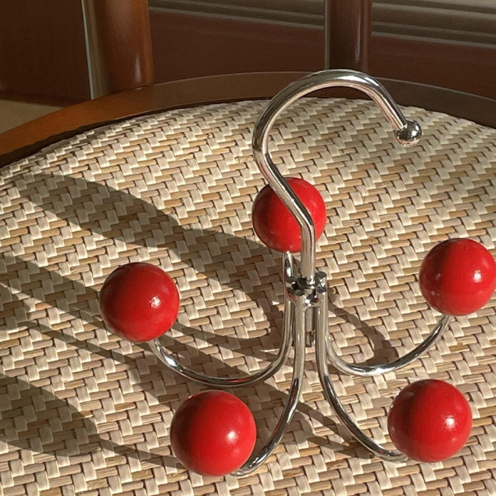 Rotating Organizational Closet Hanger / Red