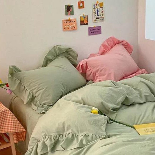 Ruffle Pillowcases (5 Colors)