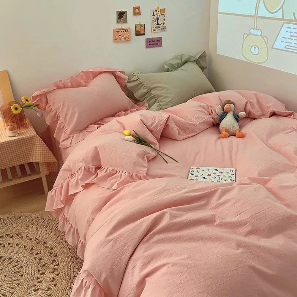 Ruffle Pillowcases (5 Colors)