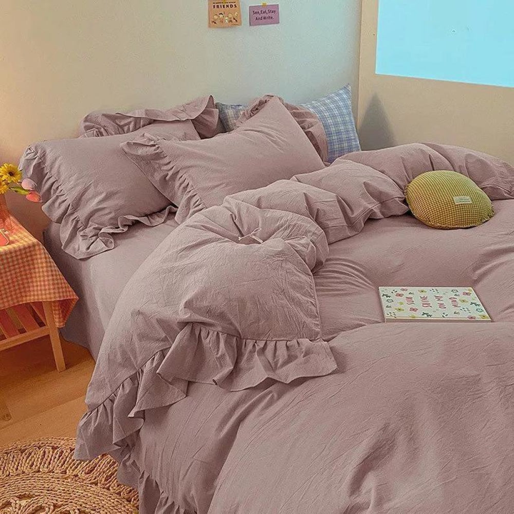 Ruffle Pillowcases (5 Colors)