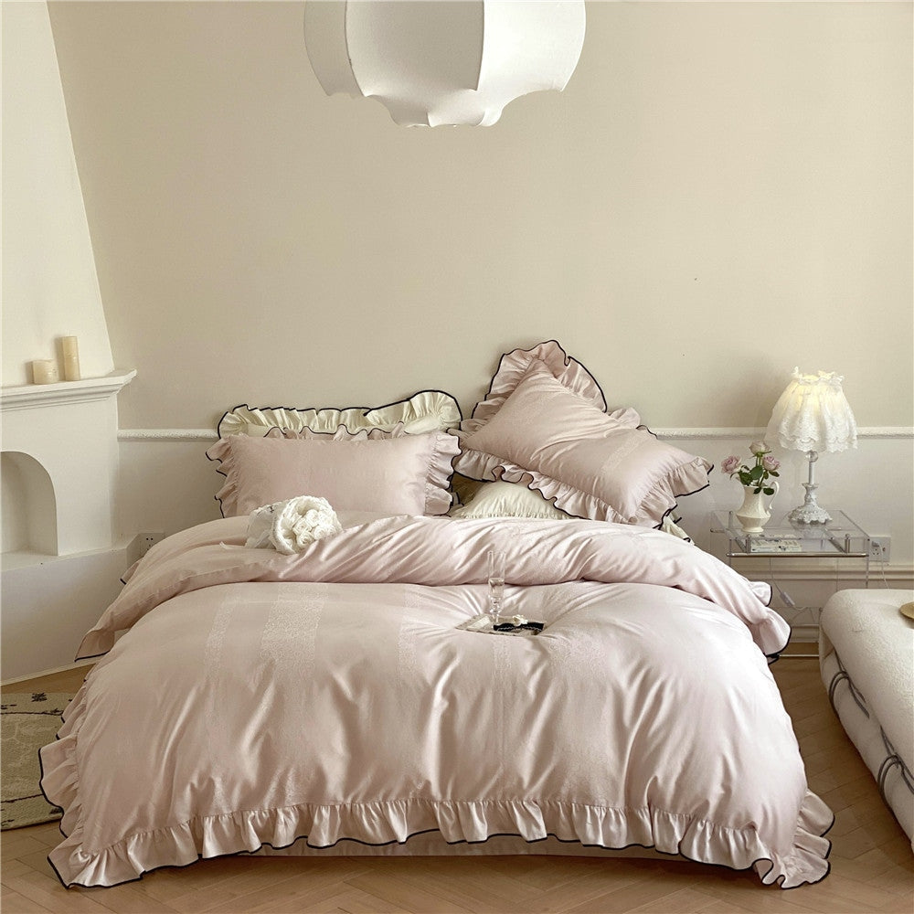 Silky Ruffle Bedding Bundle