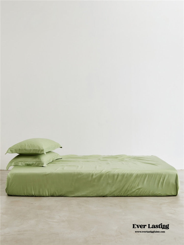 Silky Solid Tencel Sheet / Green