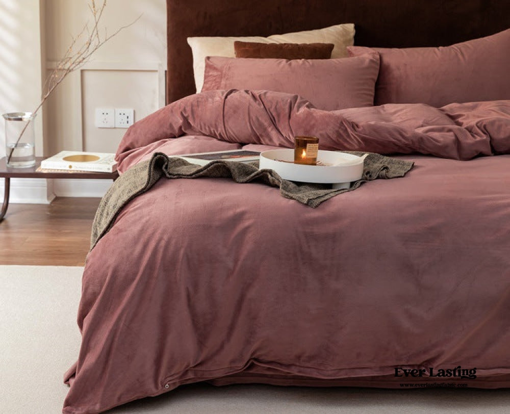 Velvet Bedding Set