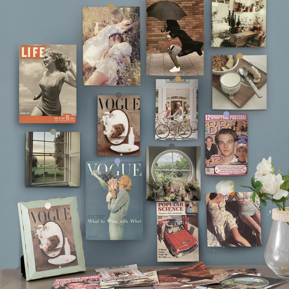 Vintage Inspired Retro Poster Set (6 Styles)