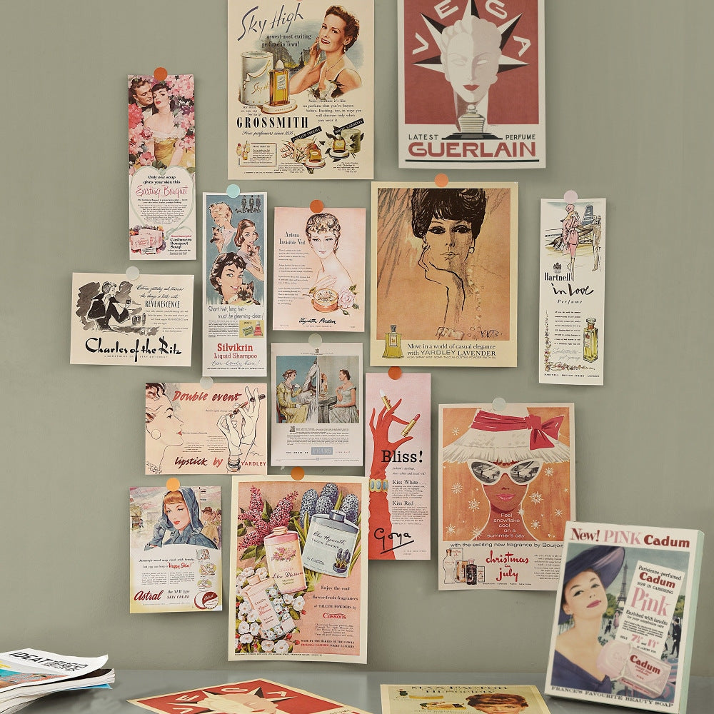 Vintage Inspired Retro Poster Set (6 Styles)