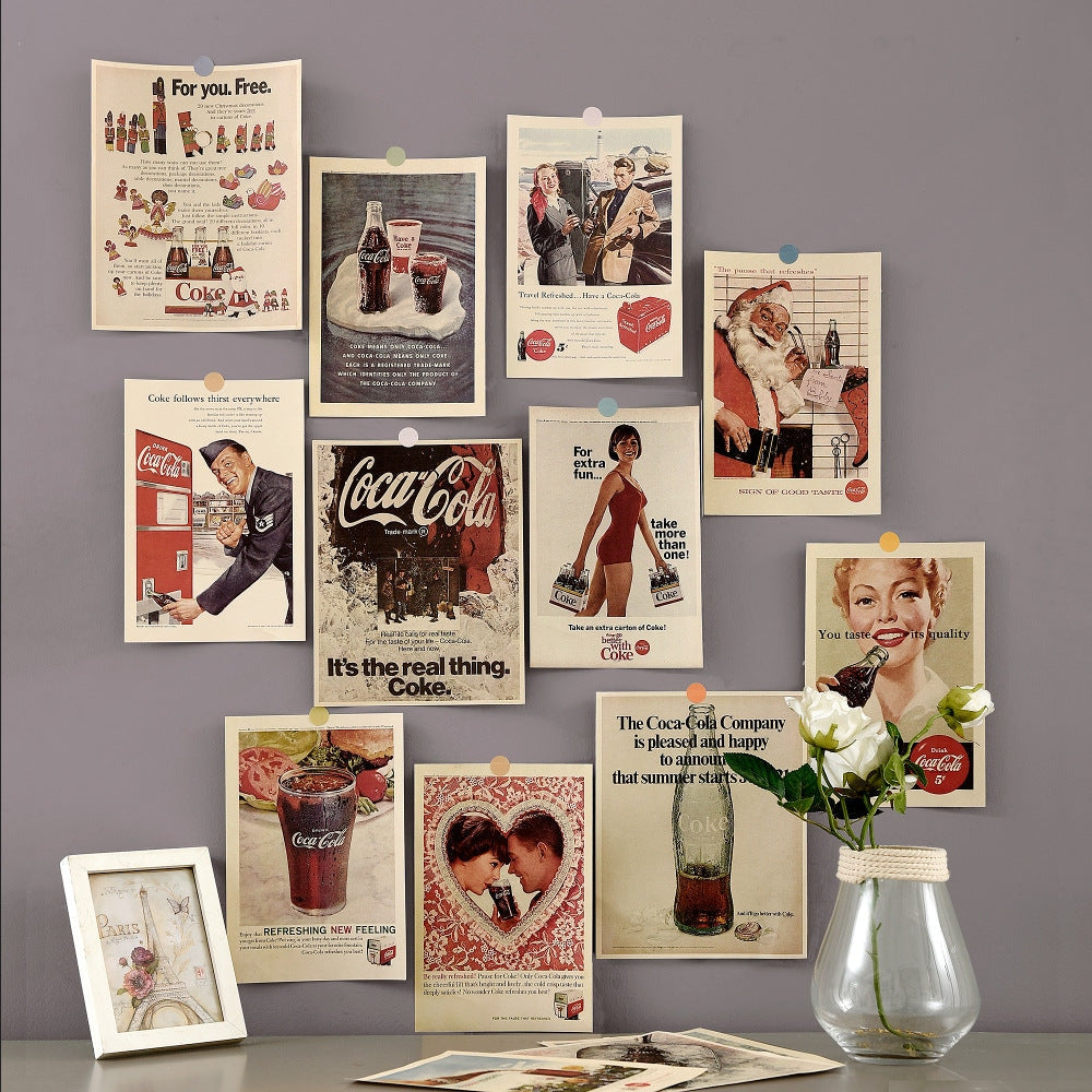 Vintage Inspired Retro Poster Set (6 Styles)