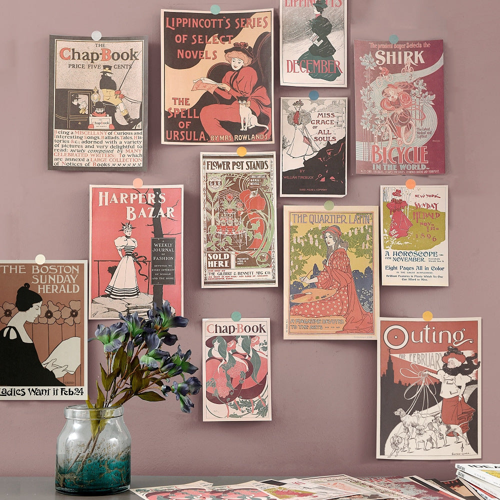 Vintage Inspired Retro Poster Set (6 Styles)
