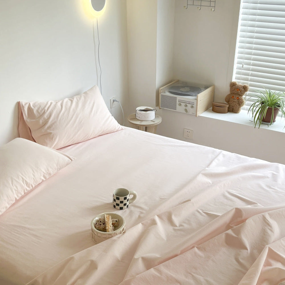 Washed Cotton Pillowcases (12 Colors)